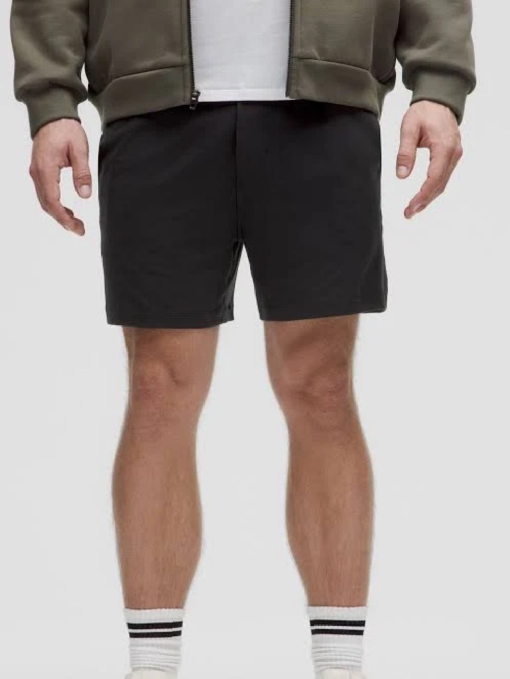 Lululemon Soft Jersey Lounge Shorts Black Drawstring Men’s Large